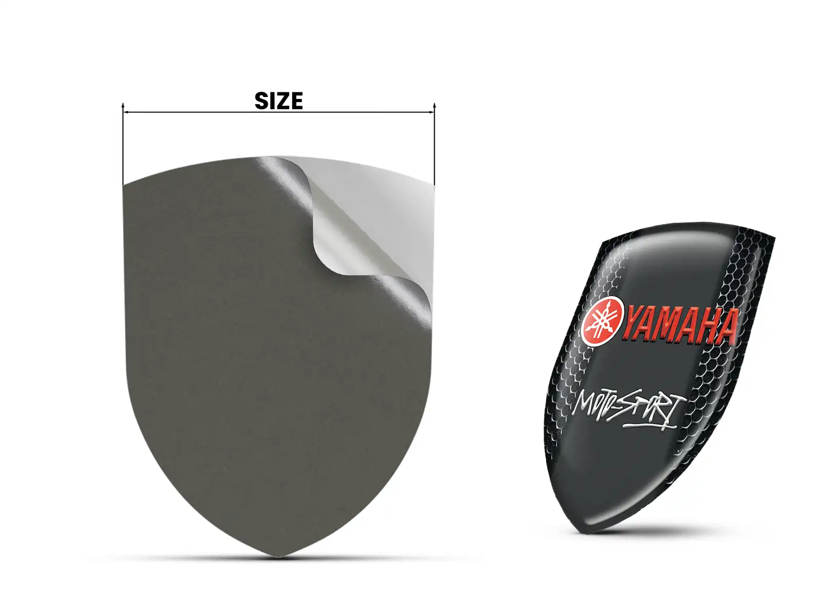 Yamaha Autocollant Résine Design Perso Stickers Dômes Supérieurs